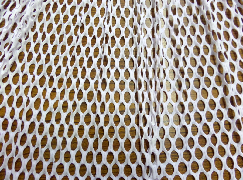 1.White Football Mesh